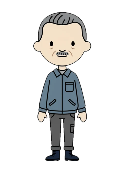 Hal Pruitt, as drawn in the series.