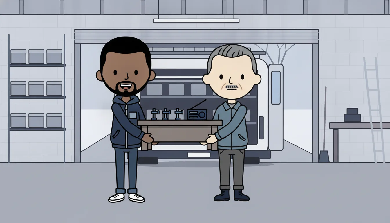A still from Episode 9, The Table.