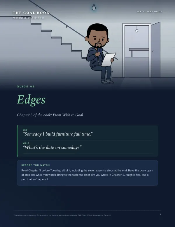 The first page of guide sheet 3.