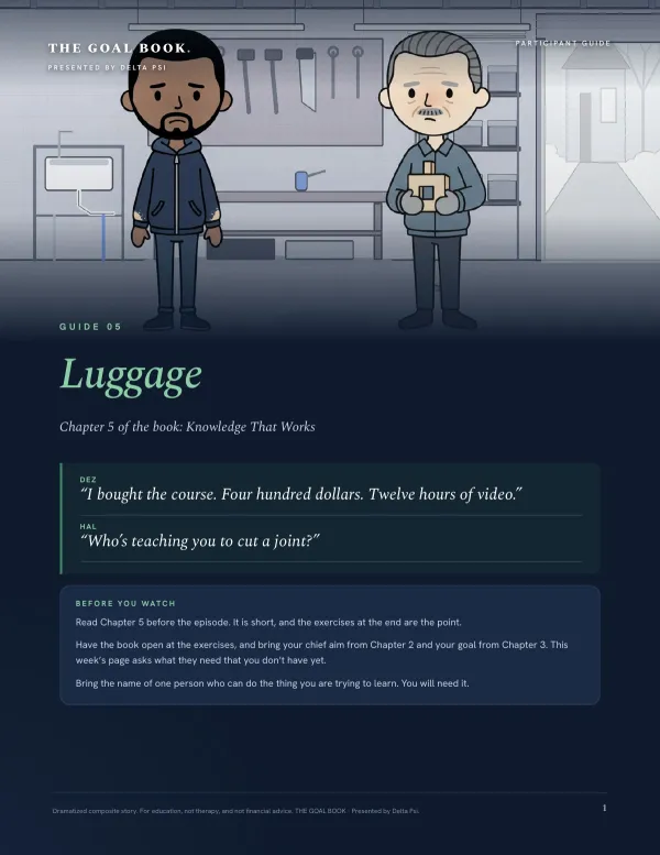 The first page of guide sheet 5.